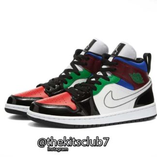 אייר ג'ורדן 1 MID SE MULTI COLOR. מידות 36-46. משלוח חינם