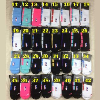 חדש!! 4 זוגות גרבי NBA ELITE 2021 מקוריות. מידות 41-46. מבחר עשיר של צבעים לבחירתכם. משלוח חינם