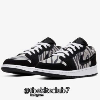 אייר ג'ורדן 1 LOW ZEBRA. מידות: 36-47 משלוח חינם