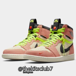 נעלי אייר ג'ורדן 1 HIGH OG SWITCH PEACH. מידות: 36-46 משלוח חינם