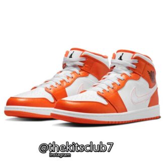 אייר ג'ורדן 1  MID ELECTRO ORANGE. מידות 36-46. משלוח חינם