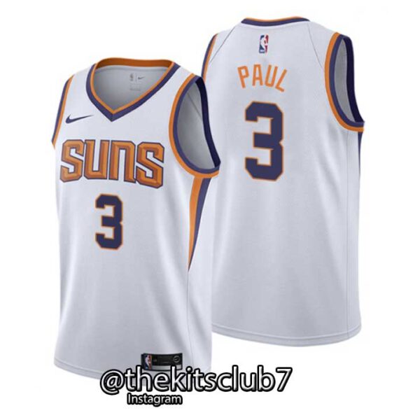 גופיית כדורסל PHOENIX WHITE PAUL. משלוח חינם