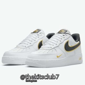 נייקי אייר פורס 1 AF1 WHITE BLACK GOLD. מידות 36-45. משלוח חינם