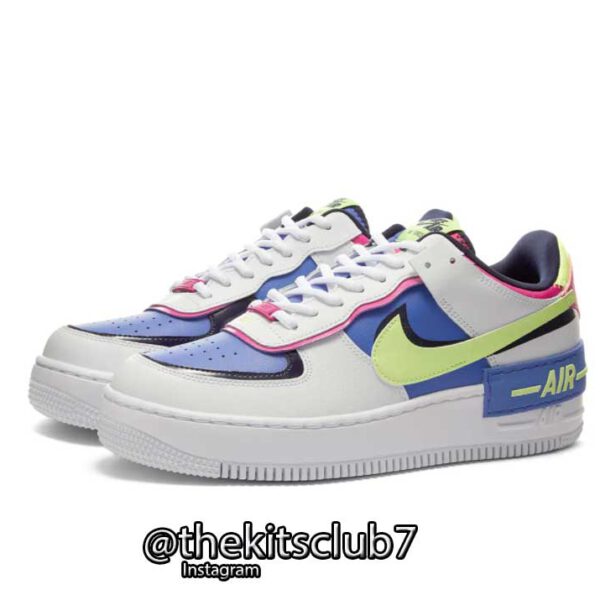 נייקי אייר פורס 1 SHADOW SAPPHIRE BARELY VOLT. מידות 36-44. משלוח חינם