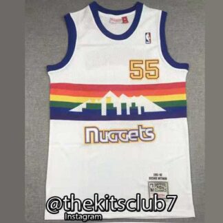 גופיית כדורסל נוסטלגיה NUGGETS WHITE MUTOMBO 1991\92. משלוח חינם