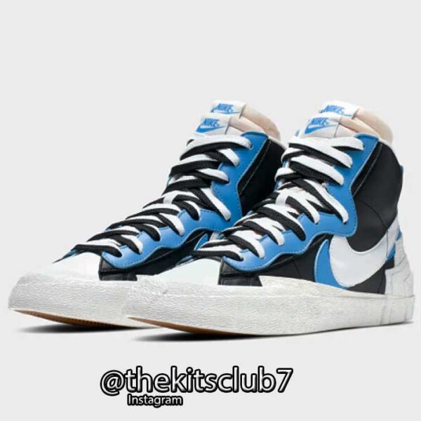 נייקי בלייזר סאקאי BLAZER SACAI HIGH BLACK BLUE. מידות 36-45. משלוח חינם