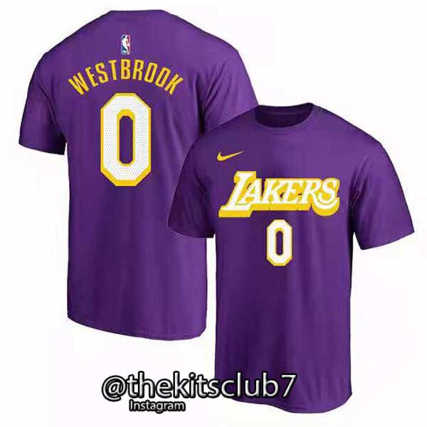 טי שירט אן.בי.איי LAKERS WESTBROOK 01. משלוח חינם