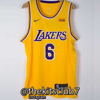 גופיית כדורסל לייקרס, גירסת השקה LAKERS YELLOW JAMES. משלוח חינם