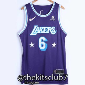 גופיית כדורסל LAKERS CITY JAMES 2022. משלוח חינם