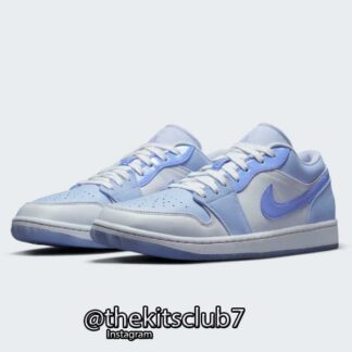 אייר ג'ורדן 1 LOW MIGHTY SWOOSHERS BLUE. מידות 36-46. משלוח חינם