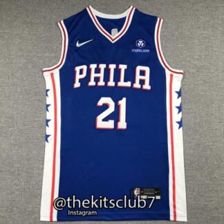 גופיית כדורסל PHILA BLUE EMBIID 21/22. משלוח חינם