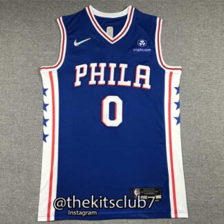 גופיית כדורסל PHILA BLUE MAXEY 21/22. משלוח חינם