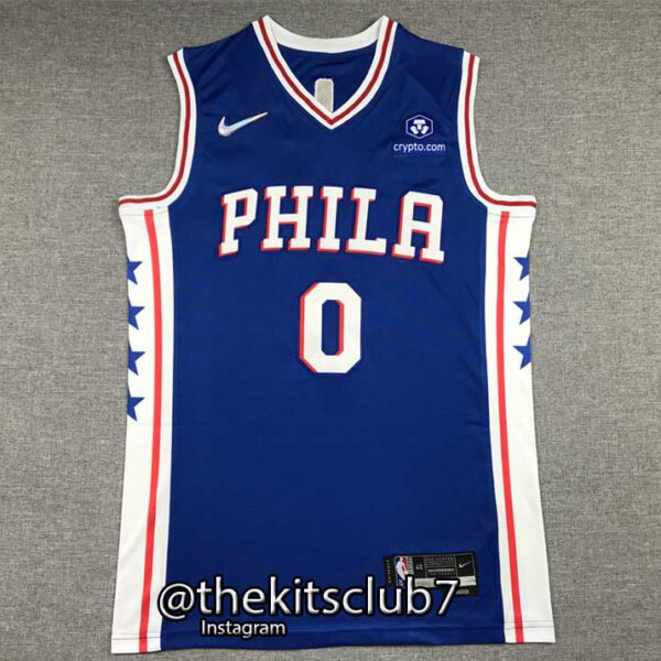 גופיית כדורסל PHILA BLUE MAXEY 21/22. משלוח חינם