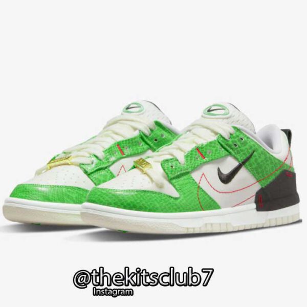 נייקי SB DUNK DISRUPT 2 GREEN SNAKESKIN. מידות 36-45