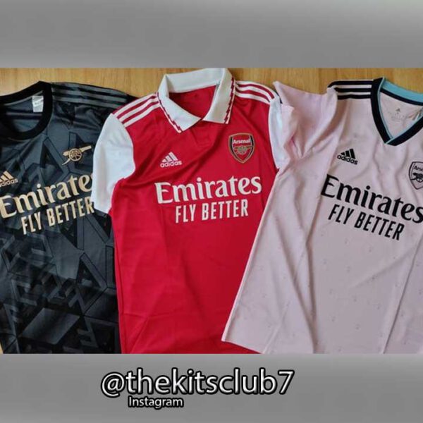 5 חולצות כדורגל ארסנל 22/23 במחיר 4 (179 ש"ח לחולצה) + הדפס שם ומספר. משלוח חינם