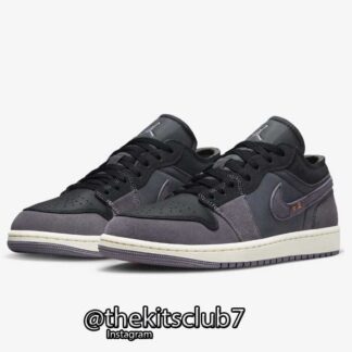 אייר ג'ורדן 1 LOW CRAFT BLACK INSIDE OUT. מידות 36-46. משלוח חינם