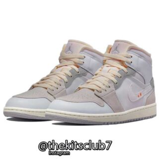 אייר ג'ורדן 1 MID CRAFT WHITE INSIDE OUT. מידות 36-46. משלוח חינם