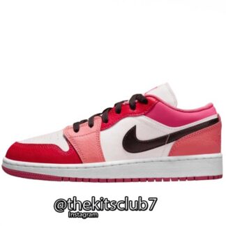 אייר ג'ורדן 1 AJ1 LOW PINK RED. מידות 36-39. משלוח חינם