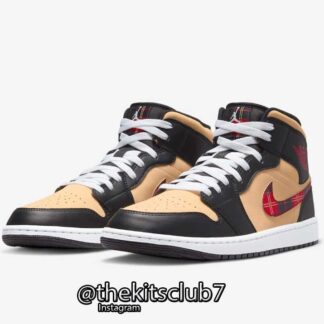 אייר ג'ורדן 1 AJ1 MID TARTAN SWOOSH. מידות 36-46. משלוח חינם