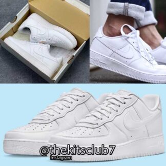 חיסול!! נייקי אייר פורס Nike AIR FORCE 1 TRIPLE WHITE. מידות 36-46. משלוח חינם