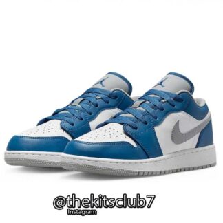 אייר ג'ורדן 1 AJ1 LOW TRUE BLUE. מידות 36-46. משלוח חינם
