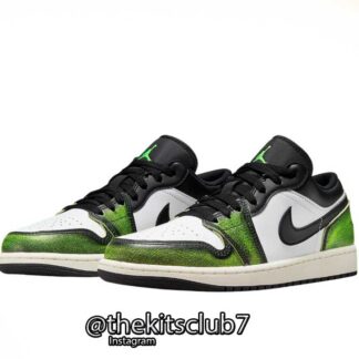 אייר ג'ורדן 1 AJ1 LOW WEAR AWAY GREEN. מידות 36-46. משלוח חינם