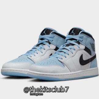 אייר ג'ורדן 1 AJ1 MID ICE BLUE. מידות 36-46. משלוח חינם