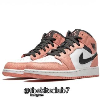 אייר ג'ורדן 1 AJ1 MID PINK QUARTZ. מידות 36-40. משלוח חינם