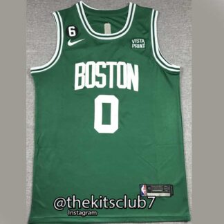 גופיית כדורסל אן.בי.איי 2023 בוסטון ירוק TATUM . משלוח חינם