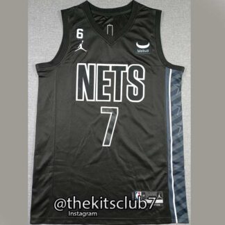 גופיית כדורסל אן.בי.איי 2023 ברוקלין נטס שחור DURANT . משלוח חינם