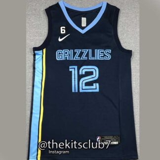 גופיית כדורסל אן.בי.איי 2023 ממפיס כחול MORANT. משלוח חינם