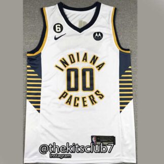 גופיית כדורסל אן.בי.איי 2023 אינדיאנה לבן MATHURIN . משלוח חינם