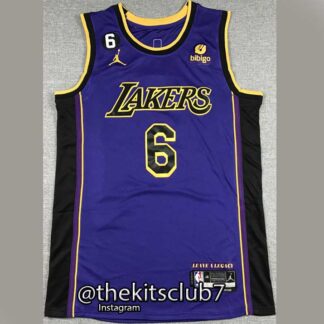 גופיית כדורסל אן.בי.איי 2023 לייקרס סגול JAMES. משלוח חינם