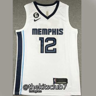 גופיית כדורסל אן.בי.איי 2023 ממפיס לבן MORANT. משלוח חינם