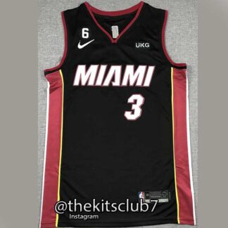 גופיית כדורסל אן.בי.איי 2023 מיאמי שחור WADE . משלוח חינם