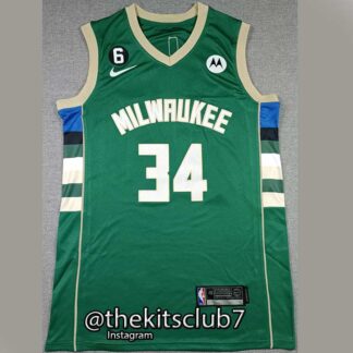 גופיית כדורסל אן.בי.איי 2023 מילווקי ירוק ANTETOKOUNMPO . משלוח חינם