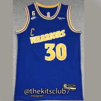 גופיית כדורסל אן.בי.איי 2023 ווריורס כחול CURRY . משלוח חינם