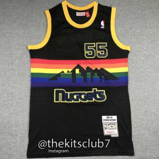 גופיית כדורסל נוסטלגיה NUGGETS MUTOMBO BLACK. משלוח חינם