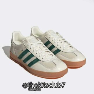 אדידס  ADIDAS GAZELLE OFF WHITE DARK GREEN. מידות 36-45. משלוח חינם