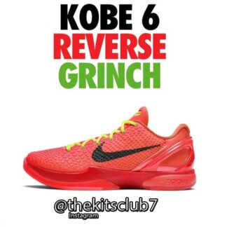נעלי כדורסל קובי 6 KOBE 6 REVERSE GRINCH. מידות 36-46. משלוח חינם