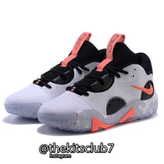 נעלי כדורסל פול ג'ורג' PG6 WHITE CRIMSON. מידות 40-46. משלוח חינם