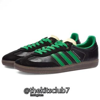 אדידס סמבה. Adidas Samba WALES BONNER Core Black Green. מידות 35-45. משלוח חינם