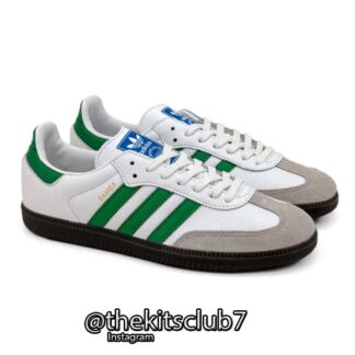 אדידס סמבה לבן ירוק. Adidas Samba white green. מידות 35-45. משלוח חינם