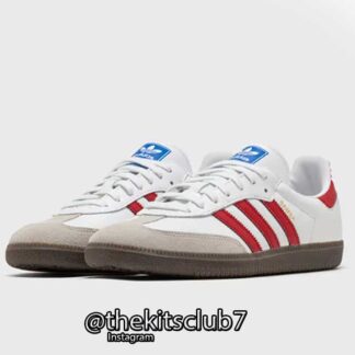 אדידס סמבה לבן אדום. Adidas Samba white red. מידות 35-45. משלוח חינם