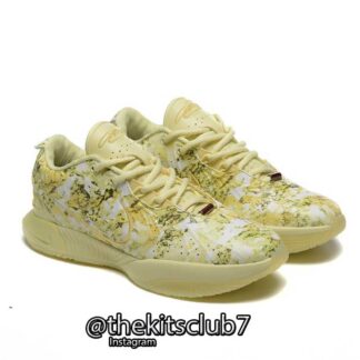 נעלי כדורסל לברון 21 LEBRON 21 YELLOW MARBLE. מידות 36-46. משלוח חינם