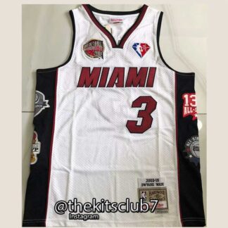 גופיית כדורסל נוסטלגיה MIAMI HALL OF FAME WADE. מהדורה מיוחדת. משלוח חינם