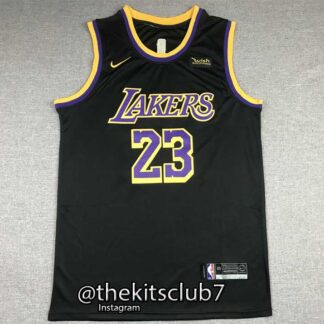 גופיית כדורסל אן.בי.איי 2024 לייקרס ג'יימס LAKERS BLACK JAMES 2024. משלוח חינם