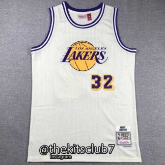 גופיית כדורסל נוסטלגיה מג'יק ג'ונסון Mitchell & Ness LAKERS MAGIC JOHNSON. משלוח חינם
