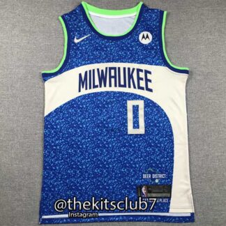 גופיית כדורסל אן.בי.איי 2024 מילווקי לילארד MILWAUKEE CITY EDITION LILLARD 2024. משלוח חינם