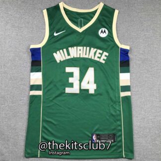 גופיית כדורסל אן.בי.איי 2024 מילווקי יאניס MILWAUKEE GREEN GIANIS 2024 . משלוח חינם